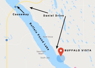 Buffalo Vista Lakefront Property Map